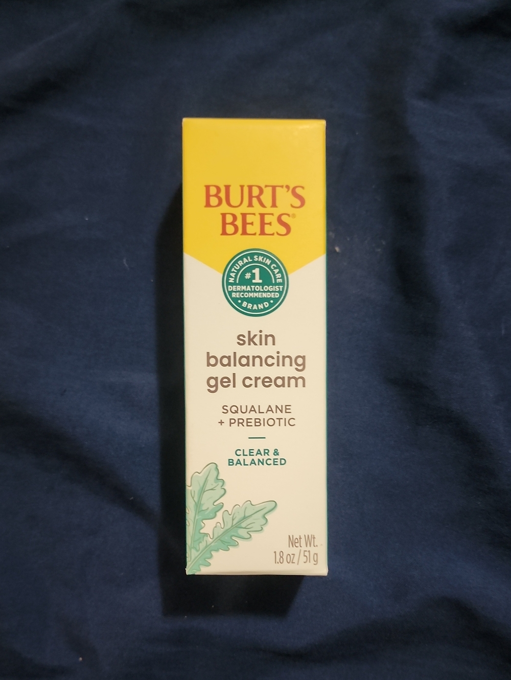 Burt's Bees Skin Balancing Gel Cream - Yellow/Cream/Green